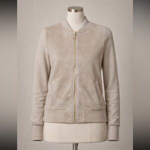 Sioni Women’s Faux Suede/Knit Bomber Jacket X-Small